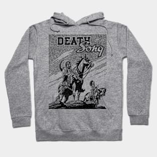 Death Song Native American Horse Buffalo Bill Wild West Western Cowboy Retro Comic Hoodie